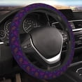 thumbnail image 5 of Rateoe Colorful Snake Pattern Elastic Stretch Steering Wheel Cover, Universal 15 inch, Microfiber Breathable , Anti-Slip, Odorless, Easy Carry, 5 of 6