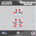 thumbnail image 5 of Kalair GFX Graphics Kit for Honda ATV TRX 400EX (1999-2004) Lethal Series, 5 of 6