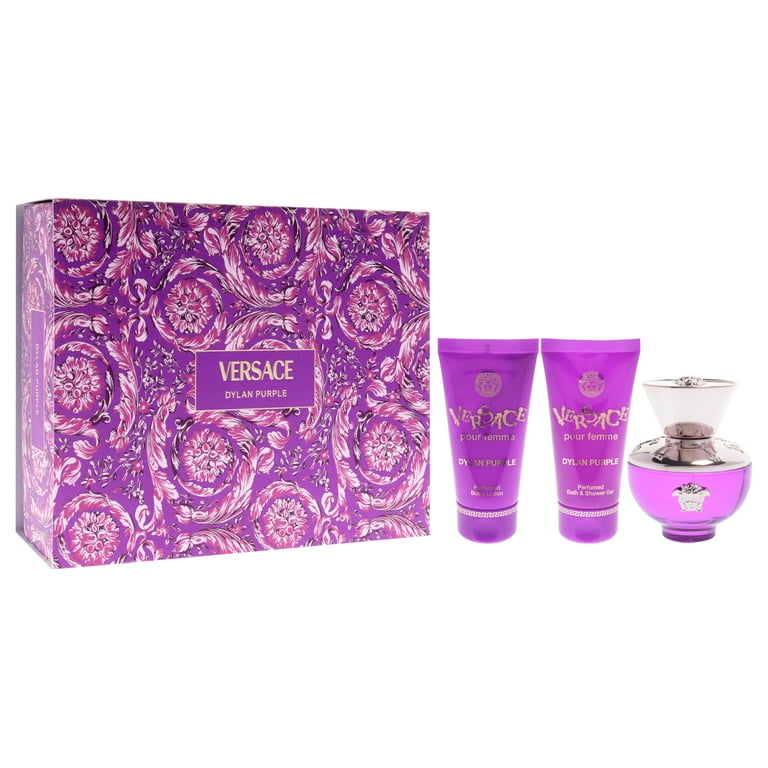 Versace Dylan Purple , 3 Pc Gift Set 1.7oz EDP Spray , 1.7oz