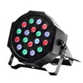 thumbnail image 2 of Yeacher Stage Light Black 18 LEDs Sound Active Remote Control DMX 17.8*17.5*10cm, 2 of 8