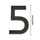 thumbnail image 2 of Placas de matrícula acrílicas 10CM Rótulos decorativos negros | Acentos elegantes y modernos de decoración para el hogar | Letras y números personalizables autoadhesivos | Arte de pared, 2 of 2