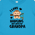 thumbnail image 4 of Inktastic Monkey I Love Hanging out with My Grandpa Boys or Girls Baby T-Shirt, 4 of 5