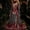 Multiple Colors, variant on HCBY Women's Halloween Maxi Dress Long Sleeve V Neck Printed Gothic Inspired A Line Long Dress for Vintage Party and Themed Events