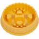 thumbnail image 1 of Slow Feed Anti Choke Pet Bowls (Yellow), 1 of 2