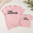 thumbnail image 3 of The Original And The Remix Matching Shirts, Dad And Baby Matching Outfit, Daddy And Me Shirts, Personalized Fathers Day Gift, Father's day, 3 of 7