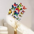 thumbnail image 2 of 3D Butterflies Wall Decor 24 Pcs–Removable Decorative Wall Decals for Living Room,Birthday&Party,Home Decoration, 2 of 7