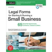Legal Forms for Starting & Running a Small Business: 65 Essential Agreements, Contracts, Leases & Letters -- Fred S. Steingold