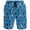 3-Sky Blue, variant on Mens Lightweight Casual Shorts Fashion Cows and Fish Pattern Print Loose Drawstring Elastic Waist Summer Beach Board Shorts Holiday Party Leisure Bottoms 1-Red S