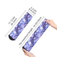 thumbnail image 2 of Goofa flower crystal Skull Pattern Non Slip Socks with Grips for Elderly, Crew Socks Yoga Hospital Socks Cushioned Sole Gripper Socks for Men Women, 2 of 5