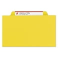 thumbnail image 4 of Smead 18734 Four-Section Pressboard Top Tab Classification Folders - Yellow/Legal Size (10/Box), 4 of 9