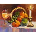 thumbnail image 2 of Slivka, Jane 18x15 White Modern Wood Framed Museum Art Print Titled - Candle Light Harvest I, 2 of 4