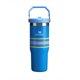 thumbnail image 1 of TERMO ICEFLOW FLIP STRAW VARSITY 30oz AZURE MESH MARCA STANLEY, 1 of 3