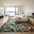 thumbnail image 3 of ODIKA 3'x5' Machine Washable Non-Slip Area Rug, Abstract Sage Green High Traffic Rug, Green, 969368, 3 of 7