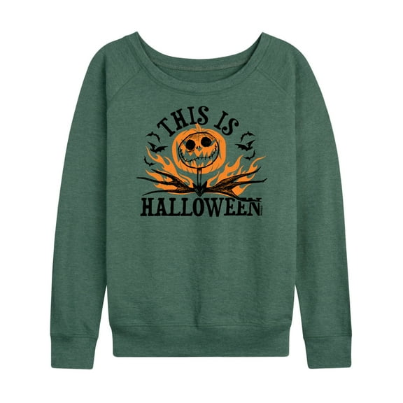 The Nightmare Before Christmas - This Is Halloween - Women's Lightweight French Terry Long Sleeve Shirt