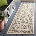 thumbnail image 2 of SAFAVIEH Veranda Tollan Floral Indoor/Outdoor Area Rug, 2'7" x 5', Cream/Green, 2 of 10