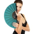 thumbnail image 3 of BiFandian Large Folding Hand Rave Fan for Women/Men, Chinese Japanese Handheld Fans, Perfect for Cooling, Dance, Gift, Drag Queen, Decoration & Wedding, 3 of 5