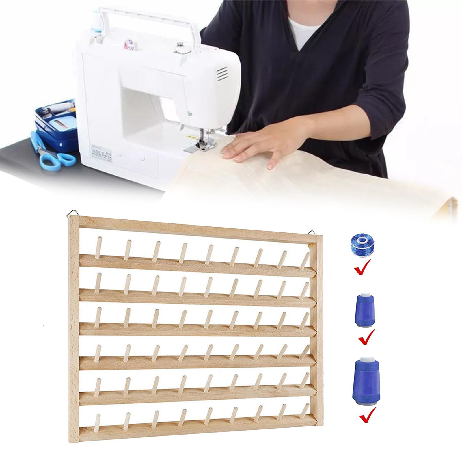 Wall Hanging Thread Holder 32-Spool Sewing Thread Organizer Embroidery Tool  - Pôle Répit Autisme