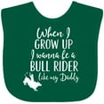 thumbnail image 3 of Inktastic Bull Rider Like Daddy Childs Boys Baby Bib, 3 of 4