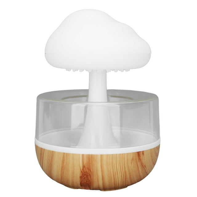Humidificador De Nube De Lluvia, Volumen De 500 Ml, Difusor De Nube De Goteo De Agua, Luz LED Ajustable, Alivia El Estrés Para La Sala De Estar