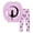 Pink, variant on Gubotare Holiday Pajamas for Kids Toddler Boys Pajamas Truck Tractor Pjs 2 Piece Pajama Sets (Grey,1-2 Years)