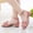 Pink, variant on Dpytoraw Girls Sandals Ankle Strap Low Heel Dress Wedding Party Shoes for Little Kid/Big Kid Size 11