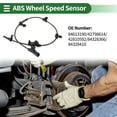thumbnail image 2 of Unique Bargains ABS Wheel Speed Sensor ABS Sensor Anti-lock Braking System Sensor No.84613190 for Opel Insignia 2017-2020 Rear Left Rear Right, 2 of 7