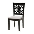 thumbnail image 2 of Baxton Studio Olympia Grey Fabric and Espresso Brown Wood 5-Piece Dining Set, 2 of 2