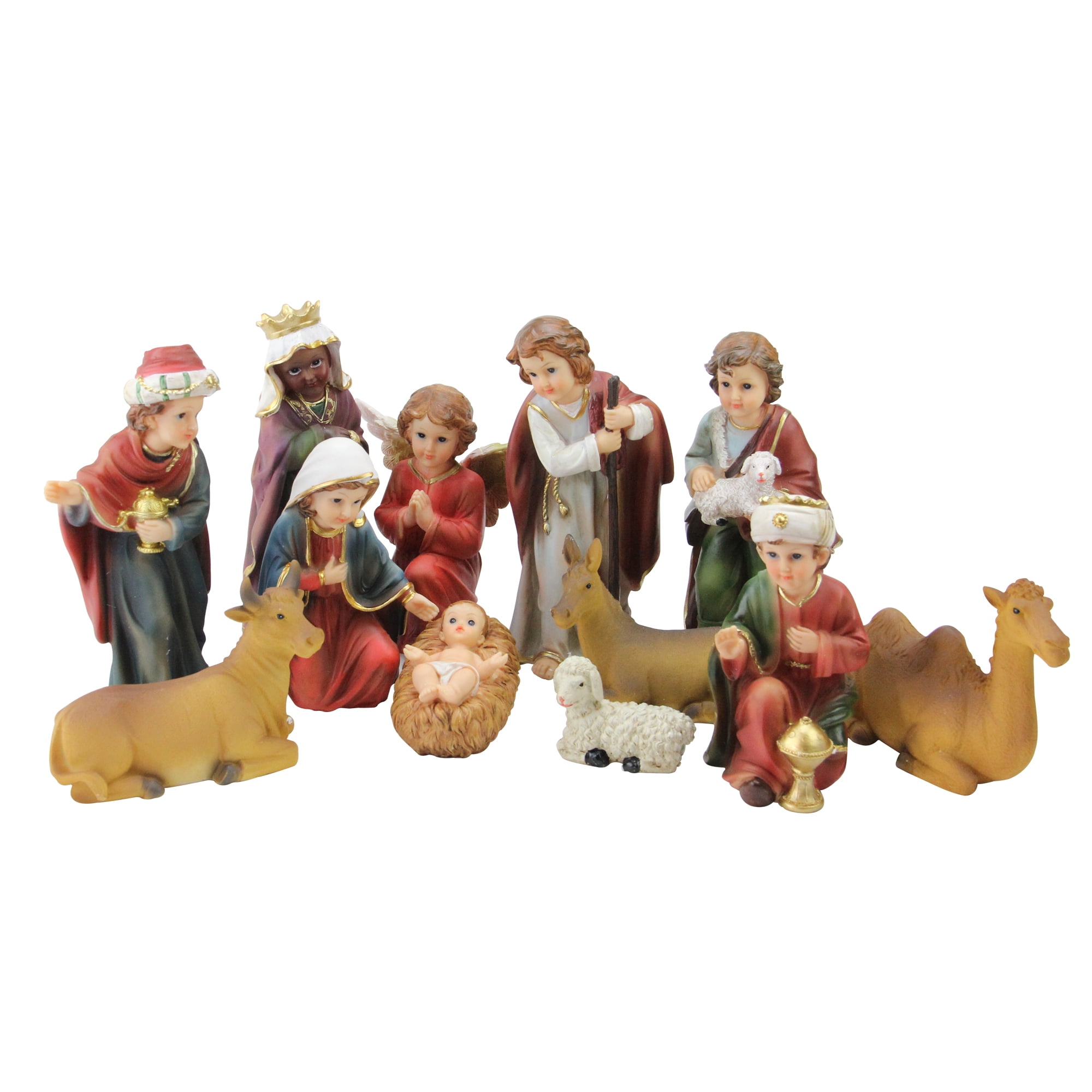 Hi-Line Gift Ltd 81859 11-Piece Christmas Nativity Scene Decor