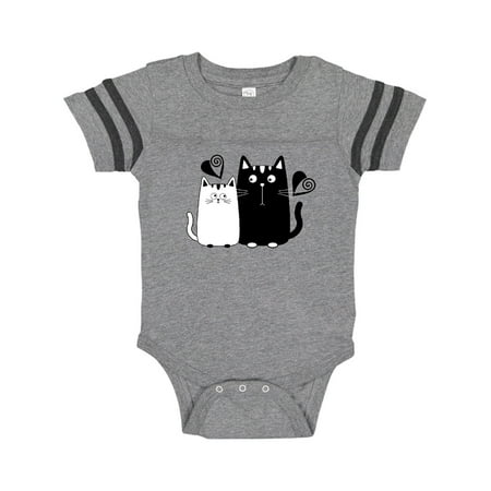 

Inktastic Valentines Day Cat Couple Gift Baby Girl Bodysuit