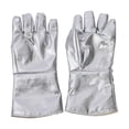 thumbnail image 2 of Guantes de papel de aluminio para fundición, ligeros, cómodos, regalo, talla 2XL, resistentes al calor, para de aluminio, acerías y fundición., 2 of 8