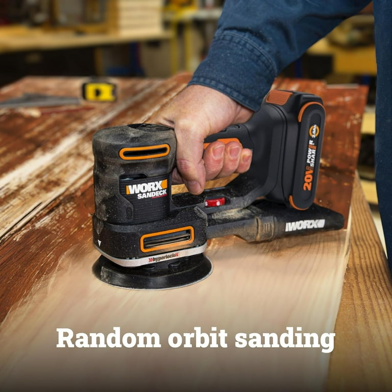 Worx 20V Cordless Multi-Sander, 5-in-1, Sanding Attachments