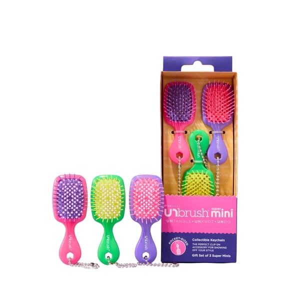 FHI Heat UNbrush® Super Mini 3 Pack, Neon
