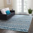 thumbnail image 6 of Nourison Kamala Modern Boho Ivory/Blue 7'10" x 10'6" Area Rug, (8' x 11'), 6 of 7