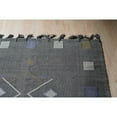 thumbnail image 2 of EORC EI03GY4X6 Hand-Knotted Cotton  Flat Weave Rug, 4' x 6', Gray Area Rug, 2 of 5