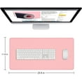 thumbnail image 2 of Large Mouse Pad, Extended Gaming Mouse Pad with Stitched Edges, Waterproof Desk Pads with Non-Slip Base,, 2 of 5