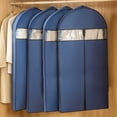 thumbnail image 5 of Nmdmisc 40" Gusseted Travel Garment Bag with Accessories Zipper Pocket Hanging Garment Bags for Closet Storage Suit Garment Cover for Shirts Jackets Coats Dance Costume,Blue, 5 of 6