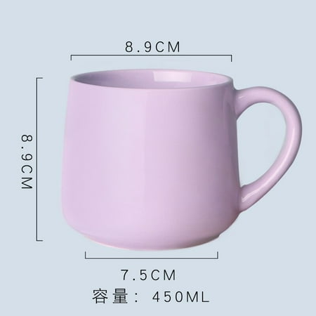 

401-500ml Creative Handmade Fat Handle Mug Ceramic Espresso Mugs Coffee Cups Drinkware for Tea Large Saucer Set Creative Gifts