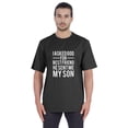 thumbnail image 1 of Inkmeso T-shirt à Col Rond pour Homme, Graphique Imprimé « J'ai Demandé à Dieu Mon Meilleur Ami, Il m'A Envoyé Mon Fils », Tee pour Père Fils Amour, 1 of 7