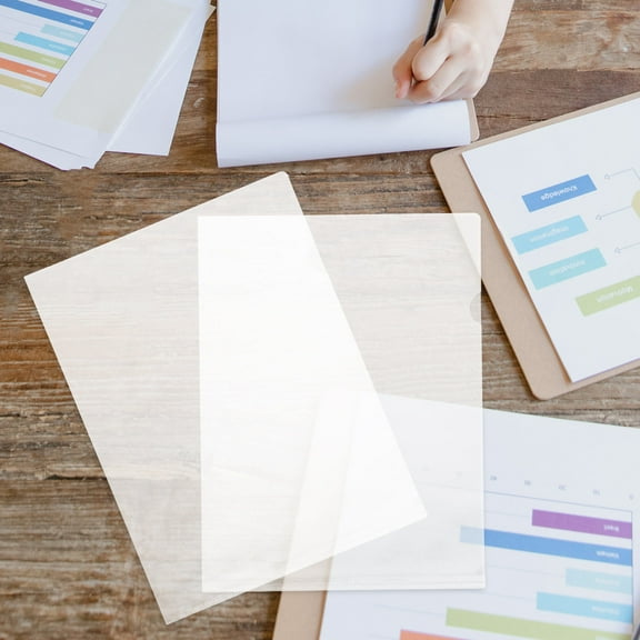 LEORX 20Pack Heavy Duty Sheet Protectors PP Transparent for Professionals and Students