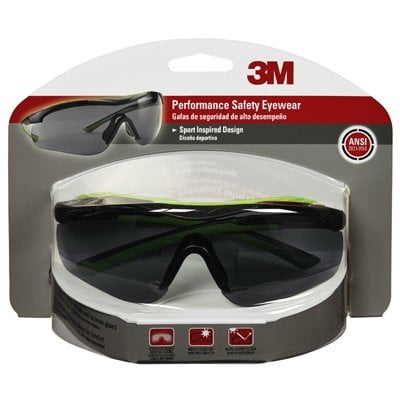 Safety Glasses, Sport, Gray - 47101H1-DC