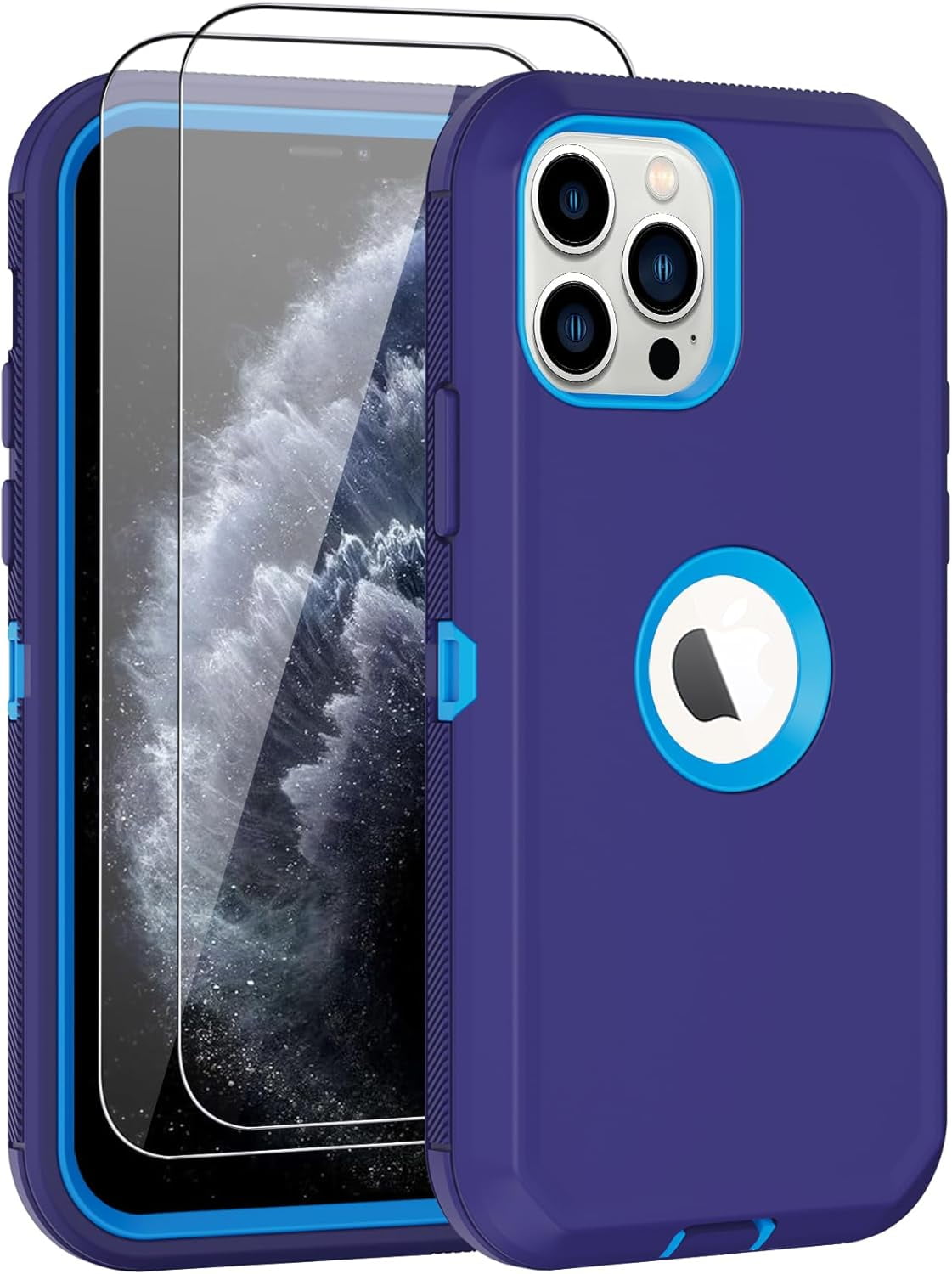 KOMI IPhone 16E Case: Dual Layer Protective Heavy Duty Cell Phone Cover Shockproof Rugged With HD Screen Protector - Military Protection Bumper Tough - Apple IPhone 16E / SE 2025 / SE4, Mint Green - View #3