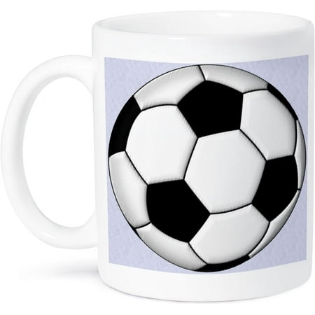 

3dRose mug_50318_6 Soccer Ball Champ Two Tone Blue Mug 11 oz Multicolor