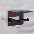 thumbnail image 4 of AURARMLET Storage Rack Negro Para Papel Higiénico Con Estante Multifuncional Para Familiar, 4 of 7