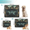 thumbnail image 3 of Qxltty Black Cat Haunted House Cat litter Pads Pet Set of 3 Diaper Mats Center Anti-leakage Layer Absorbent Soft and Comfortable, 3 of 7