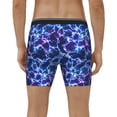 thumbnail image 4 of Xecao Blue Lightning1 Print Boxer Briefs for Men's Stretch Moisture-Wicking Underwear, Mid-Rise Classics breathable fabric, 4 of 7