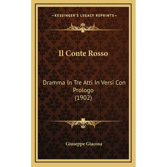 Il Conte Rosso (Hardcover)