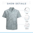 thumbnail image 7 of High Quality Hawaiian Shirts for Men Short Sleeve Aloha Beach Shirt Floral Summer Casual Button Down Shirts Blouses N5GXIZ, 7 of 7