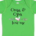thumbnail image 4 of Inktastic Oma and Opa Love Me- Heart Grandchild Boys or Girls Baby Bodysuit, 4 of 5