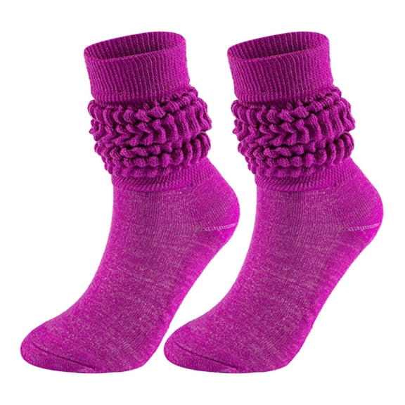 Purple Stockings Medium High Tube Bubble Socks Fashionable and Versatile Socks Men and Women Socks Of The Same Style