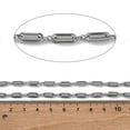 thumbnail image 3 of 304 Stainless Steel Turkey Link Chains Unwelded with Spool Stainless Steel color 13x3.8x4mm, 3 of 3